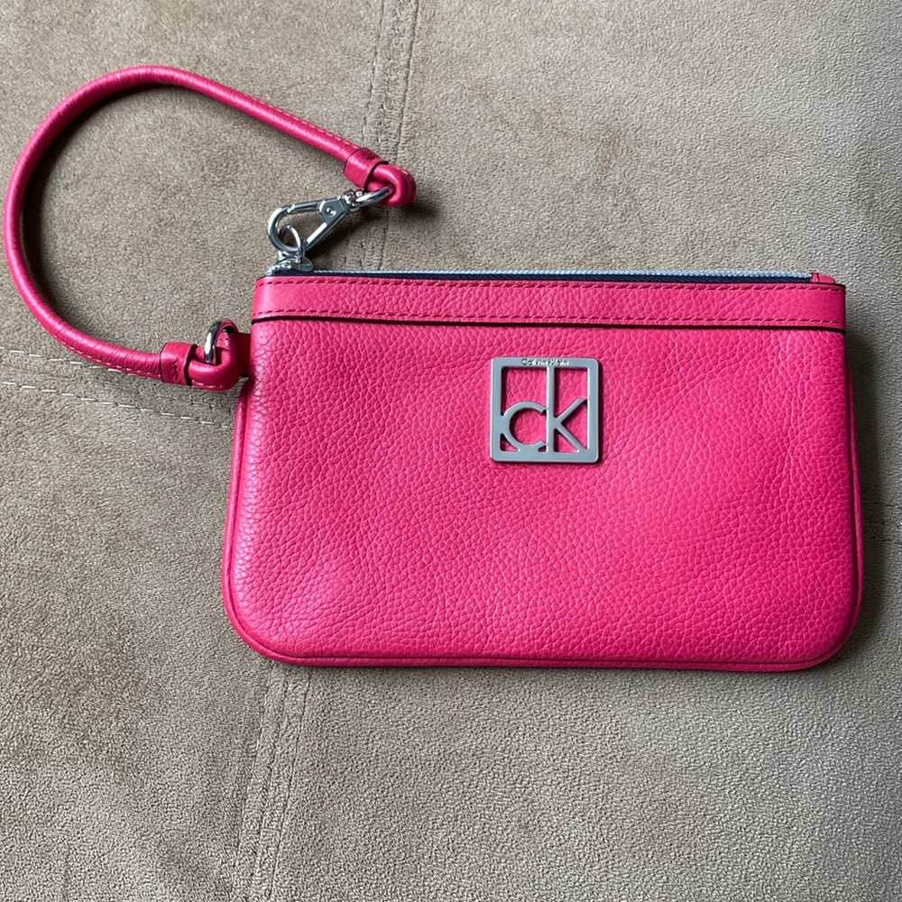 Calvin Klein wristlet pouch